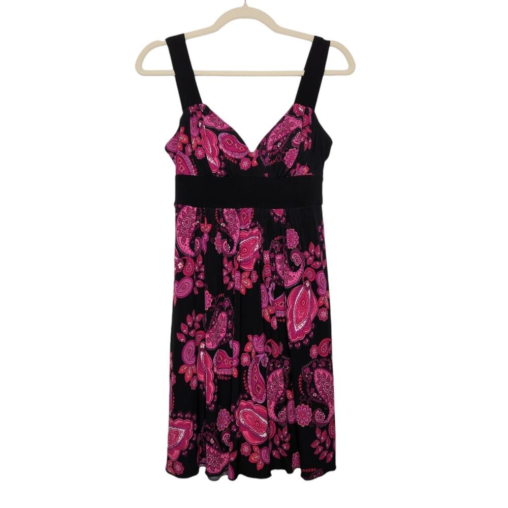 Vintage y2k Speechless Dress Midi Floral Paisley Boho XS Fairy Witchy Fall